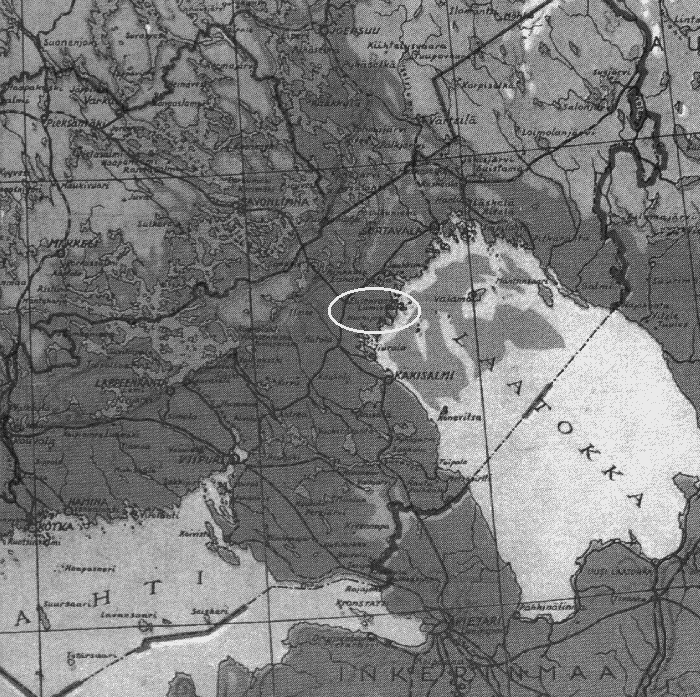  VANHA KARTTA, ENNEN SOTIA