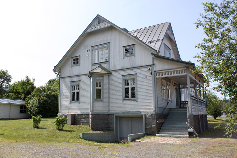 Kurkijoki-museo sijaitsee Kojonkulmalla tss talossa